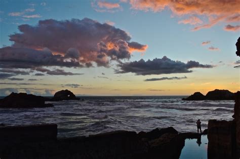 Beach Coast Dusk Evening Lake Landscape Moon Night Photos In