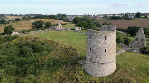 Stunning Drone Views Of Hadleigh Castle In Essex YouTube