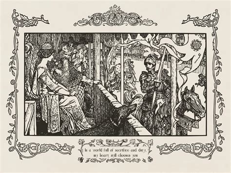 Digital Download Wall Art, Medieval Wall Art, Princess and Knight