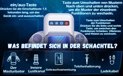 Masturbieren für Männer Elektrisch Sex Spielzeug für Männer Amovibe Upgraded Masturbator
