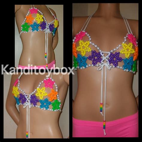 Sexy Rainbow Kandi Star Bikini By KandiToYBoX Kandi Photos On Kandi Patterns