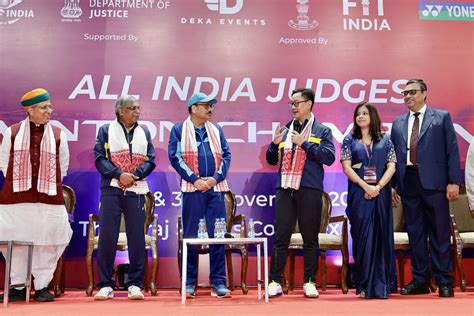 wonderful time participating    india judges badminton
