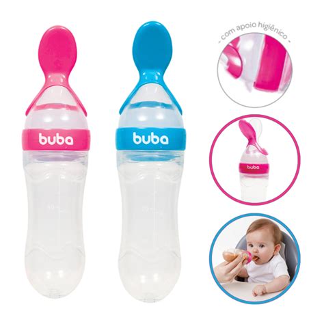 Buba Colher Dosadora - Colher Bebê Dosadora Introdução Alimentar Papinha Cores Buba | Shopee ...