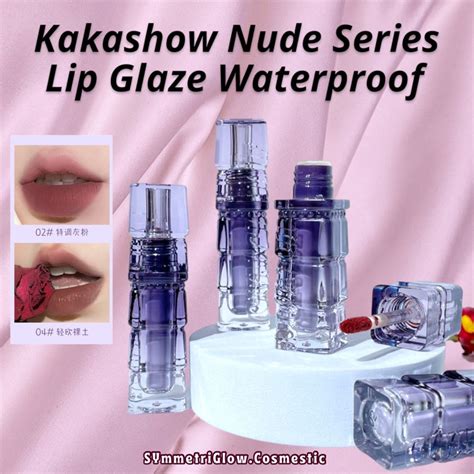 Kakashow Nude Series Lip Glaze Waterproof Velevet Matte Liquid Lipstick Shopee Malaysia