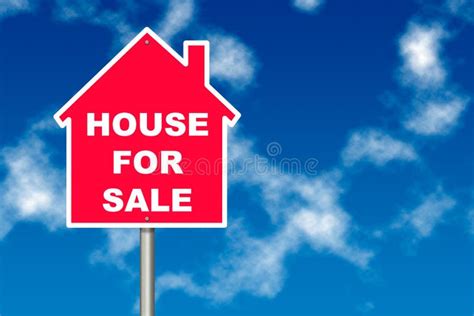 1142 House Sale Sign Blue Sky Stock Photos Free And Royalty Free Stock