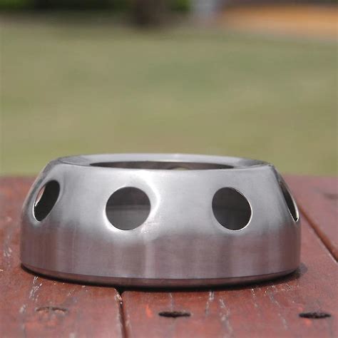 Stainless Steel Camping Alcohol Stove Burner Round Portable Alcohol Stove Student Hot Pot Pcs
