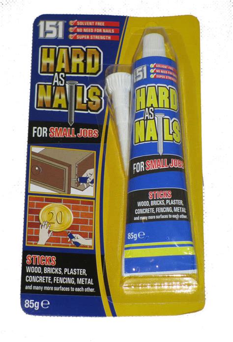 Hard As Nails For Small Jobs High Power Glue Wood Metal Etsy