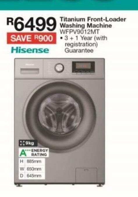 Titanium Front Loader Washing Machine WFPV9012MT Offer At House Home