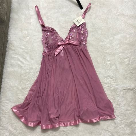 Intimates Sleepwear Nwt Matching Panty Womens Pink Dress And Bikini Size M Poshmark