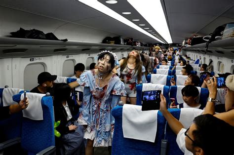 Zombie Mayhem Hits Japans Bullet Train Just Before Halloween Daily Sabah