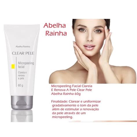 Creme Facial Micropeeling Clear Pele Abelha Rainha Distribuidora AGR