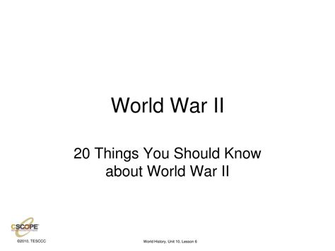 Ppt World War Ii Powerpoint Presentation Free Download Id3144946