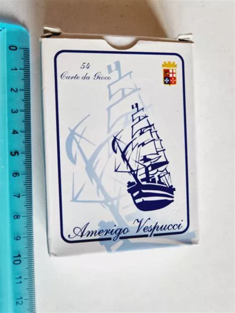 KARTEN VON SPIEL Amerigo Vespucci Marine Militär Original