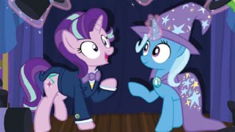 Safe Artist Pixelkitties Starlight Glimmer Trixie Pony