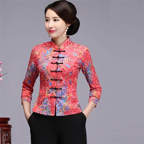 Camisa Chinesa Tradicional De Linho Qipao Camisa Para Mulheres Estilo