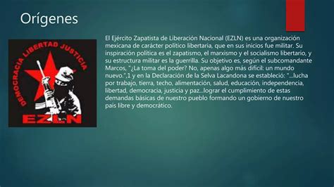 Movimiento de liberación zapatista PPT