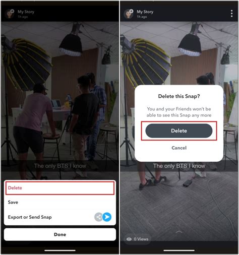 How to Delete a Snapchat Story | Beebom