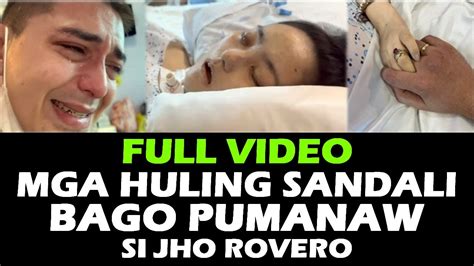 Andrew Schimmer Wife Now Jho Rovero Mga Huling Sandali Bago