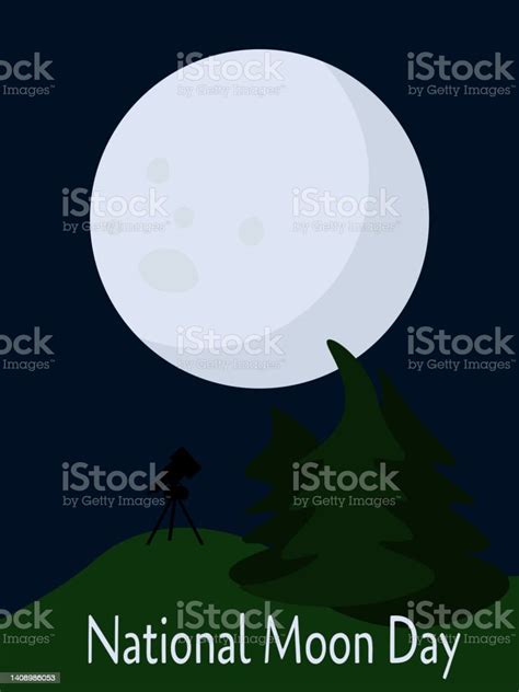 National Moon Day Idea For Poster Banner Flyer Or Card Stock