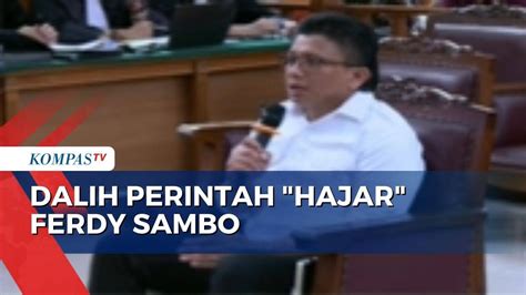 Kejanggalan Perbedaan Keterangan Eliezer Dan Sambo Soal Perintah Hajar