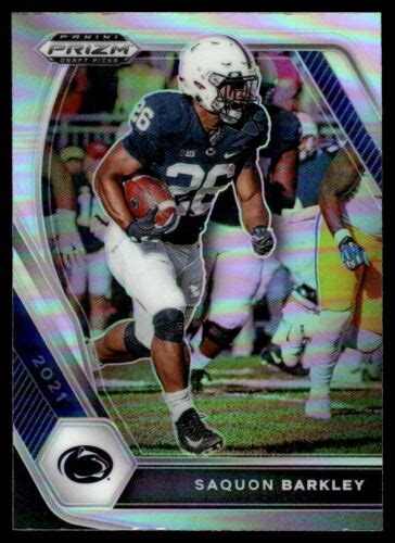 2021 Panini Prizm Draft Silver Prizm Saquon Barkley Penn State Nittany