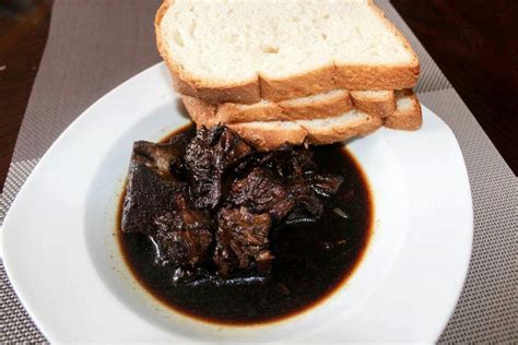 Guyanese Pepperpot (Kalinago cuisine) ~ Ingredients: meat (beef, pork ...