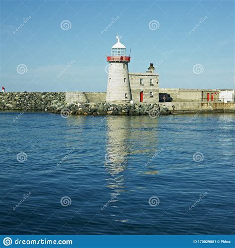 Lighthouse, Howth, County Dublin, Ireland Stock Image - Image of ...