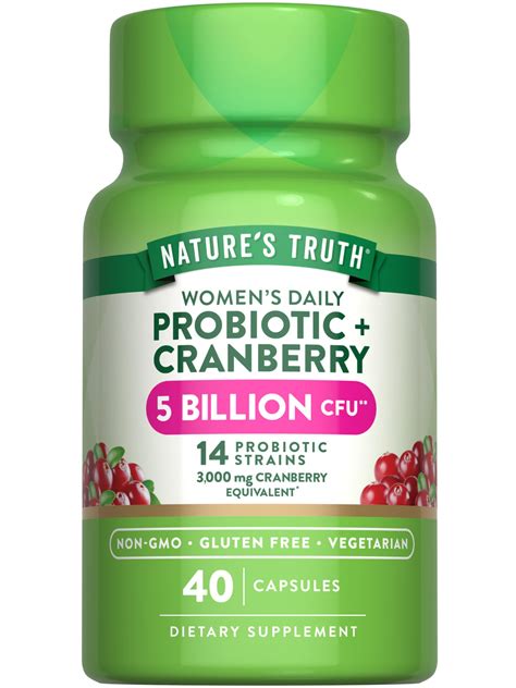 Amazon.com: Nature's Truth Probiotics for Women | 5 Billion CFUs Daily