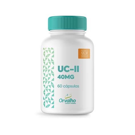 UC-II 40mg 60 Cápsulas | Orvalho Farma