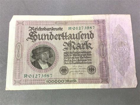 Lot 177 - COLLECTION OF EARLY REICHSBANK NOTES