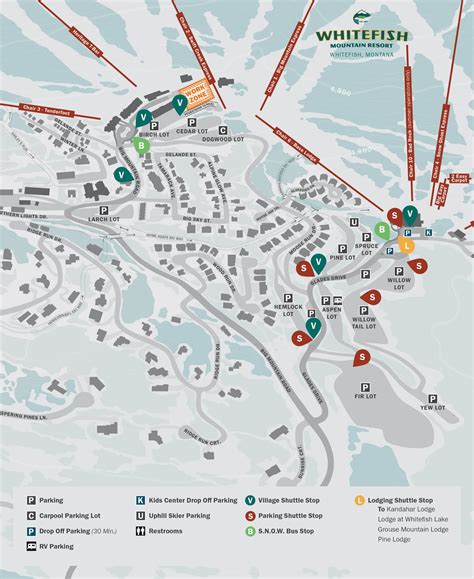 Parking And Shuttles Whitefish Mountain Resort