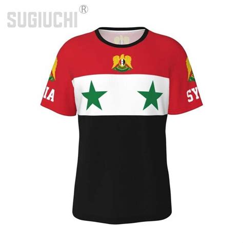 Nation Ng Unisex Syria Flag Syrian T Shirt Jersey For Men Women