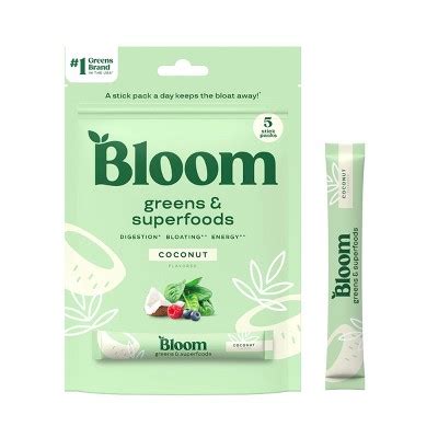 Bloom Nutrition Greens And Superfoods Powder - Coconut - 1.09oz : Target