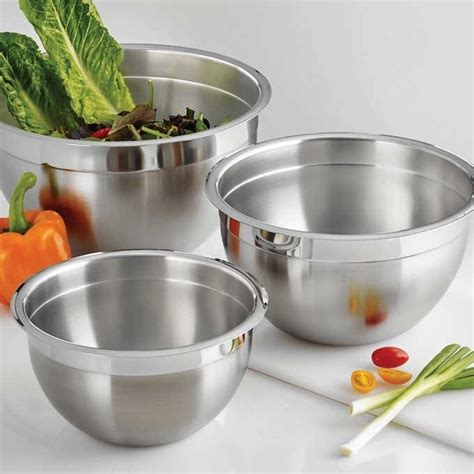 Tramontina ProLine 3 Piece Stainless Steel Mixing Bowls