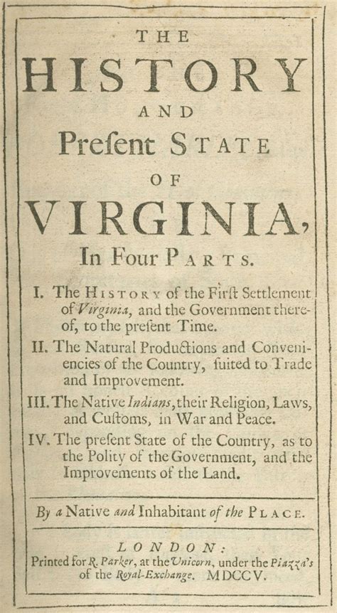 Robert Beverley (d. 1722) - Encyclopedia Virginia
