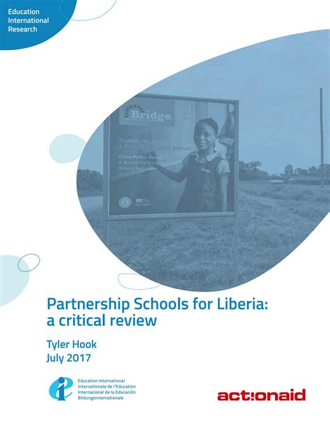 Partnership Schools for Liberia a critical review by Education