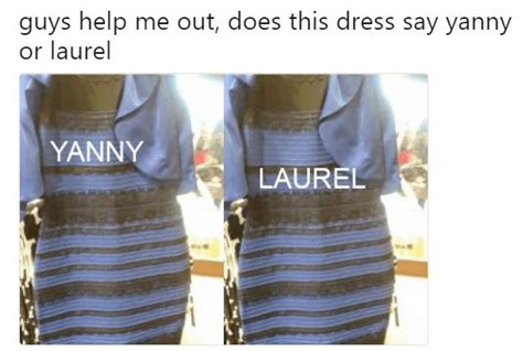 Thedress Yanny Or Laurel Know Your Meme