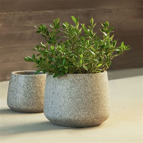 Large Gray Terrazzo Planter Tuva Article