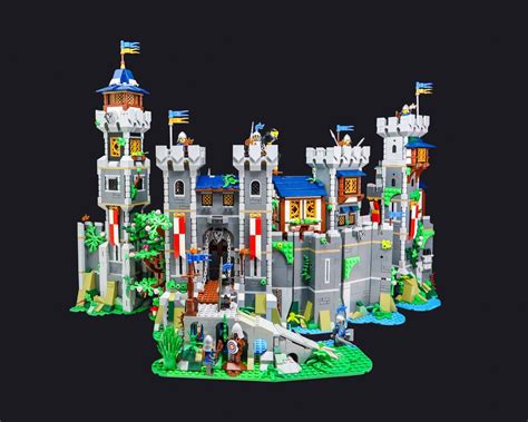 Three Lego Medieval Castles Come Together To Form The Falcon Fortress