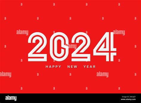 Happy New Year 2024 Clipart Stock Photo Alamy