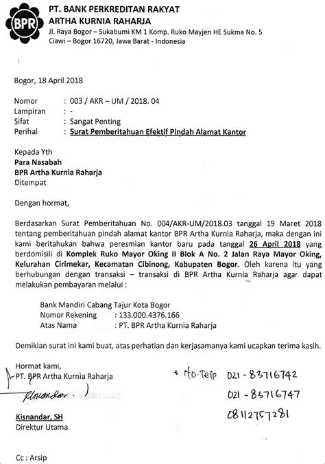 Contoh Surat Pernyataan Pemindahan Karyawan Surat Permohonan Desain