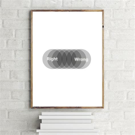 wrong symbolic inspirational design poster perfect