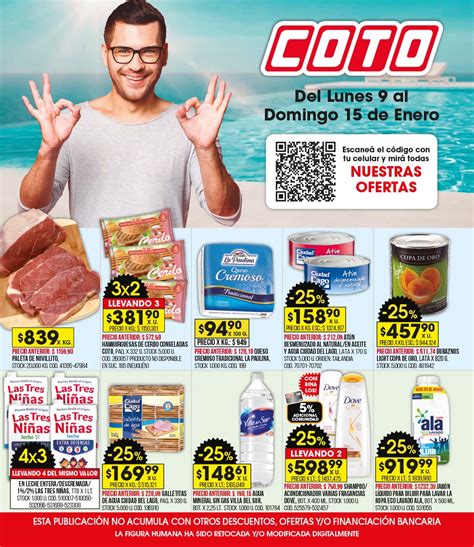 Catálogo COTO Ofertas semanales del lunes 9 al domingo 15 de enero 2023