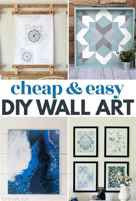 35 Cheap And Easy DIY Wall Art Ideas 56 OFF