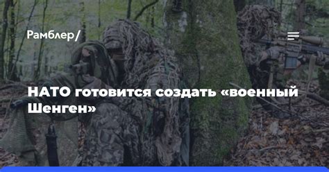 НАТО готовится создать «военный Шенген» - Рамблер/новости