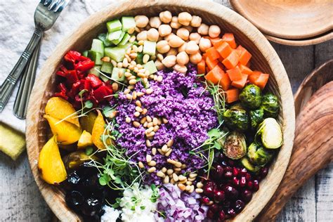 Purple Cauliflower Rice Salad • The View From Great Island
