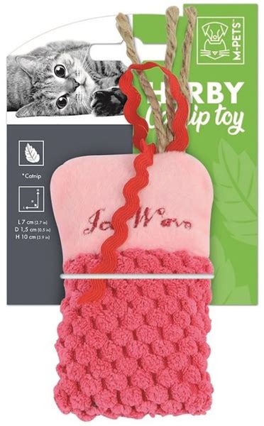 MPets Игрушка Хёрби для кошек, мешочек с кошачьей мятой, 10х7х1.5 см ...