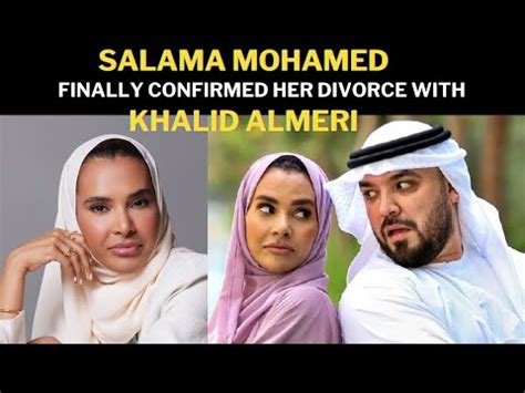 Salama Mohamed Finally Confirmed Her Divorce With Khalid Almeri Salama