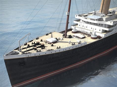 Rms Titanic Cruise Ship 3d Model 199 3ds C4d Fbx Lwo Max Obj