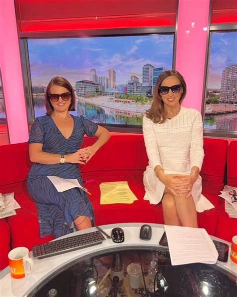 Bbc Breakfasts Sally Nugent And Co Star Nina Wow Fans With Sizzling